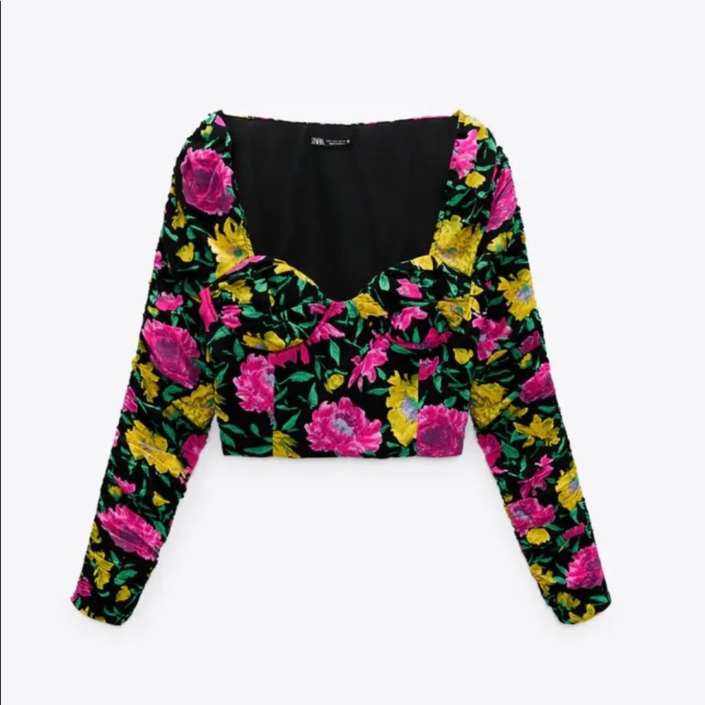 Zara floral top
